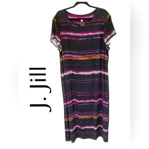 J.Jill-NWT 3X 100% viscose silky, boho maxi dress. Absolutely gorgeous! New!